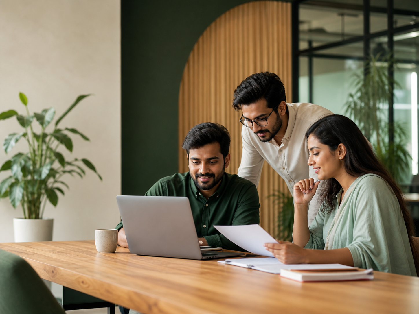 Testanix team collaborating on a digital product